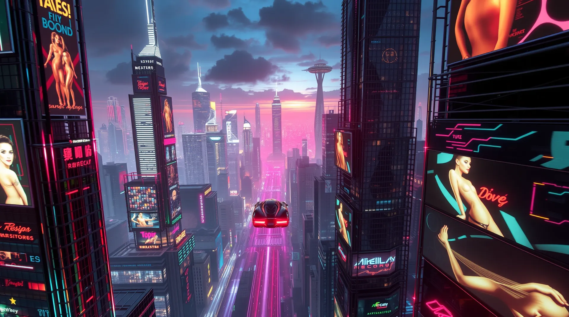 Cyberpunk Cityscape